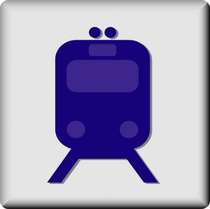 Hotel icono ferrocarril transporte clip art
