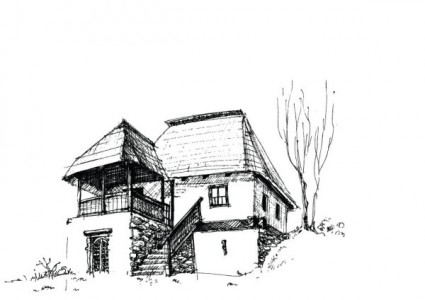 House Sketch Vector