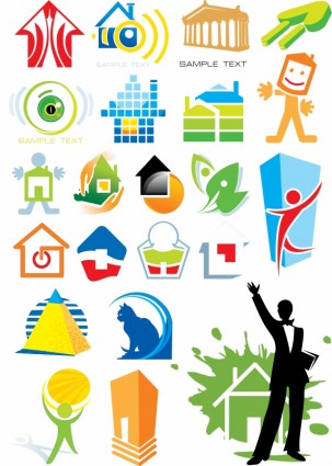 House Tema logo vektör grafikleri