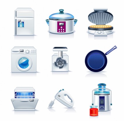 ikony urządzeń gospodarstwa domowego