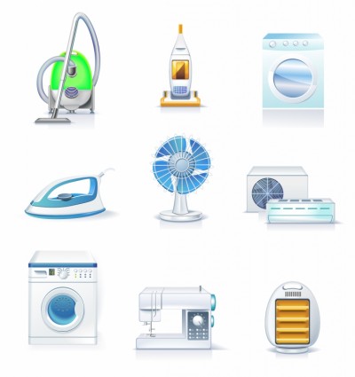 ícones de aparelhos domésticos