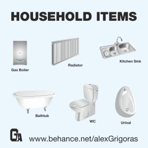 Household Items-Auflistung