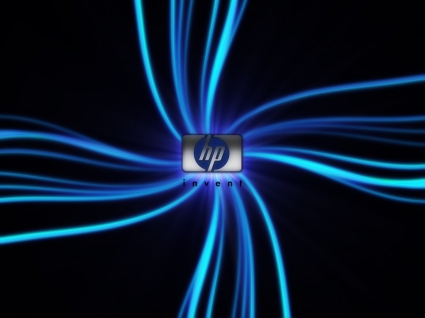 HP logo tapeta hp komputery