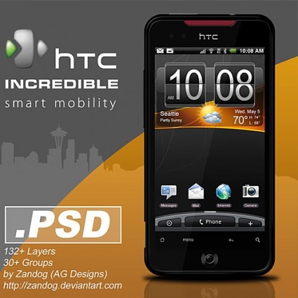 psd incredibile smartphone HTC