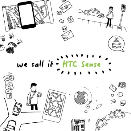 vecteurs de sens de HTC