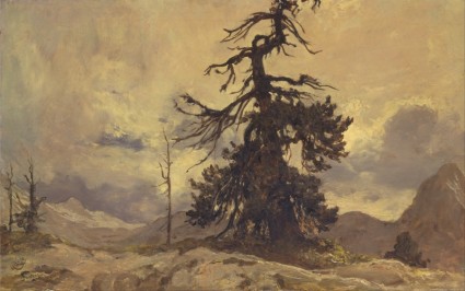 Hubert von herkomer pintura óleo sobre lienzo