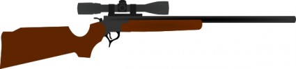 Huting Gewehr mit Rahmen ClipArt