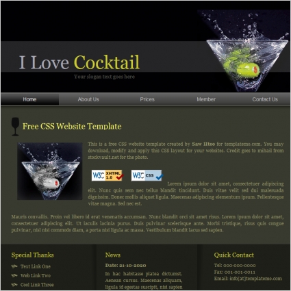 Tôi thích cocktail mẫu