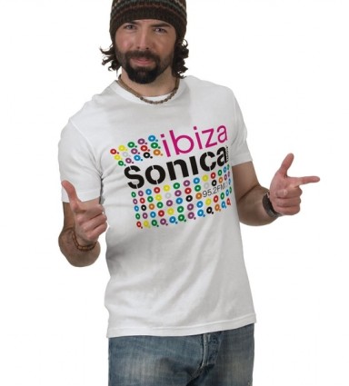 Ibiza sonica đài phát thanh t áo sơ mi