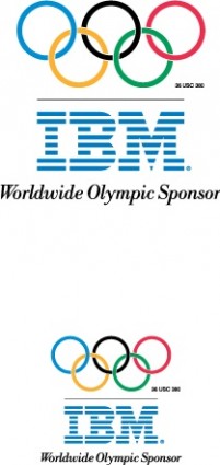 IBM Jogos Olímpicos logoa