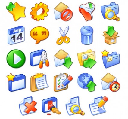 Icandy Junior Toolbar Icons Icons Pack