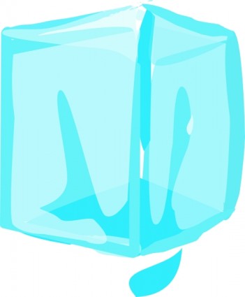 ClipArt cubo di ghiaccio