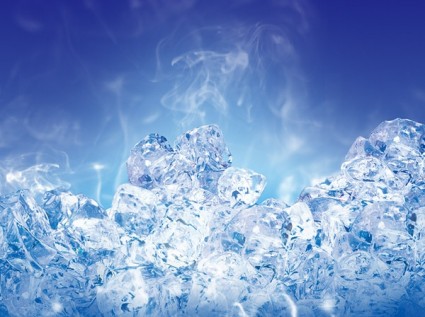 Ice Force Full Of Ice Cubes Psd Layered