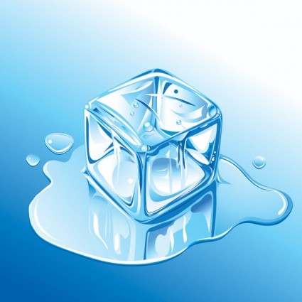氷の現実的なベクトル