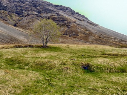 Island Landschaft Berg