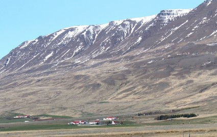 Island Landschaft Berge