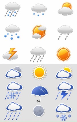 biểu tượng daquan weather bài viết vector