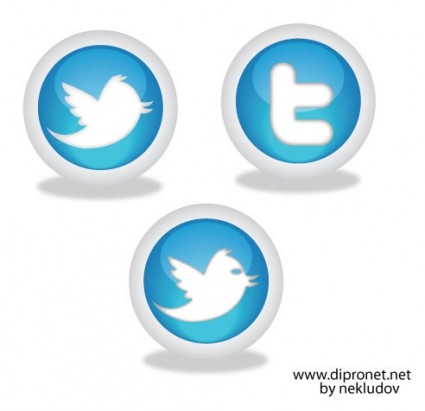 Symbole Twitter Vektor beta1