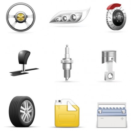 ícones usados diariamente vector