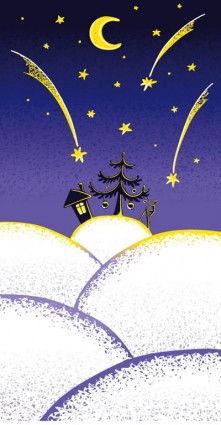 Illustrator vectoriel mignon Noël