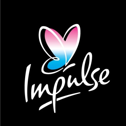 logotipo do impulso com flor