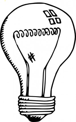 lâmpada incandescente clip-art
