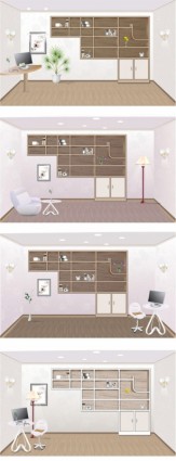 vector de muebles para el hogar interior
