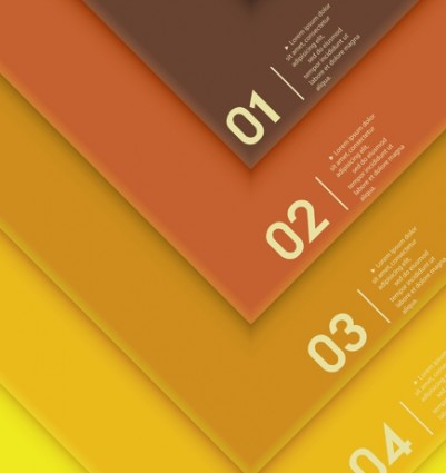 Infographie mode vecteur de couleurs