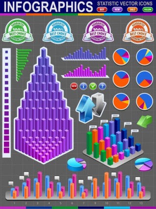 Information And Statistics Icon Vector