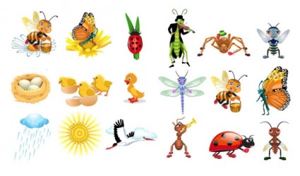 desenhos animados bonitos do inseto vetor