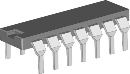 arte de clip de chip de circuito integrado