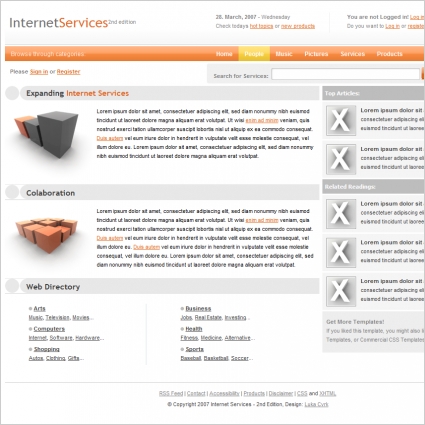 modèle v2 par Internet services