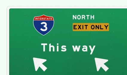 l'Interstate signe