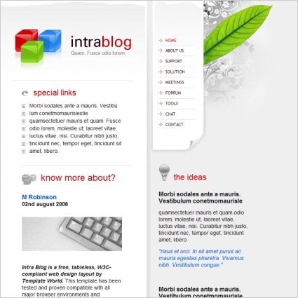 intrablog 範本