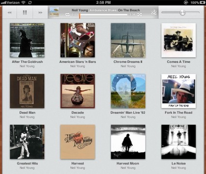 iOS ipad musique app