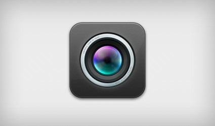 iOS lentille icône psd