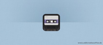 icono de cassette retro de iOS