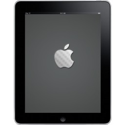 Ipad Front Apple Logo