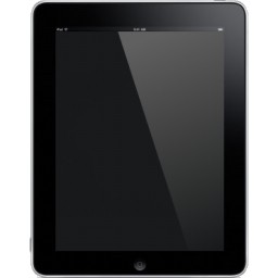 iPad anteriore bianco