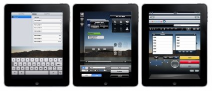 элементы вектора синхронизации iPad пользовательского интерфейса