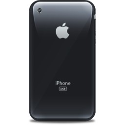 iPhone retro negro