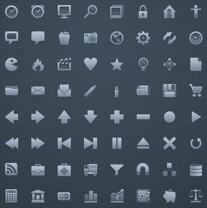 pack de iconos de los iconos de barra de herramientas de iPhone