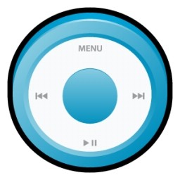 iPod bleu