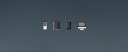 iPod ipad iphone i imac ikony