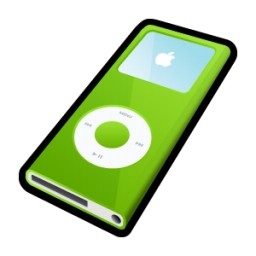 iPod nano màu xanh lá cây