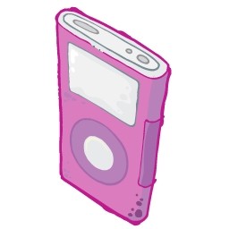 iPod merah muda