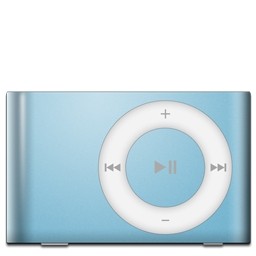 iPod shuffle bebê azul