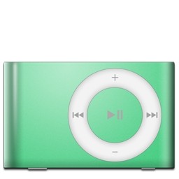 iPod shuffle xanh