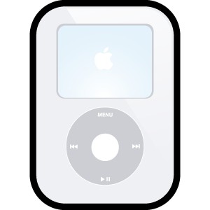 iPod wideo biały
