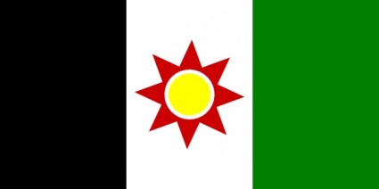 Bandeira iraquiana clip-art